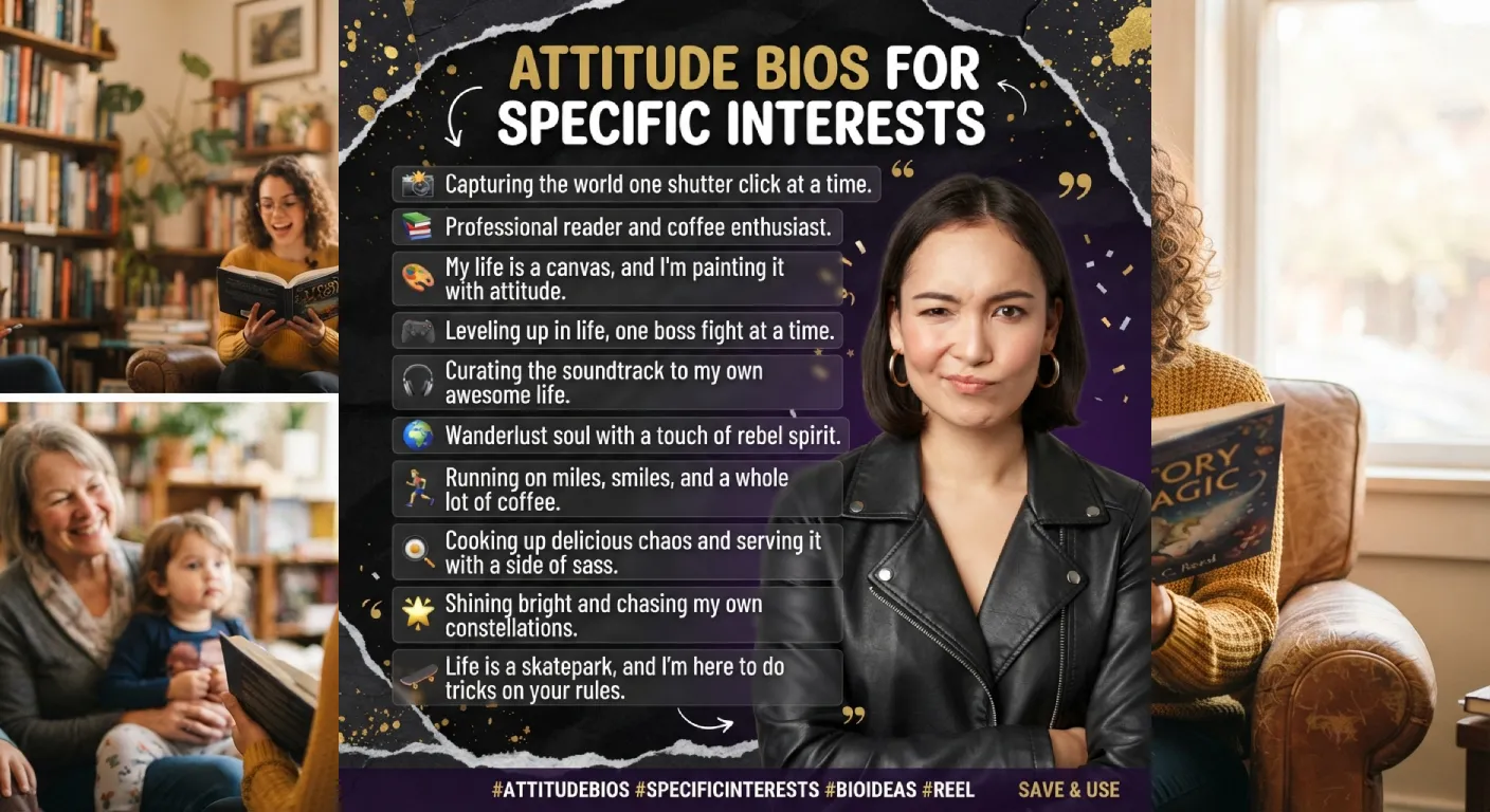 Attitude Bios for Specific Interests
