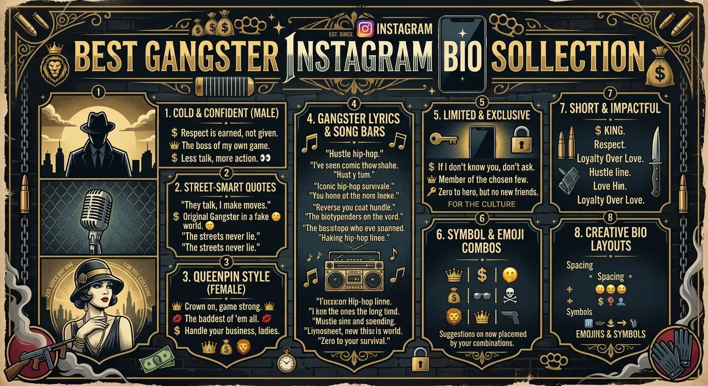 Best Gangster Instagram Bio Stylish Collection