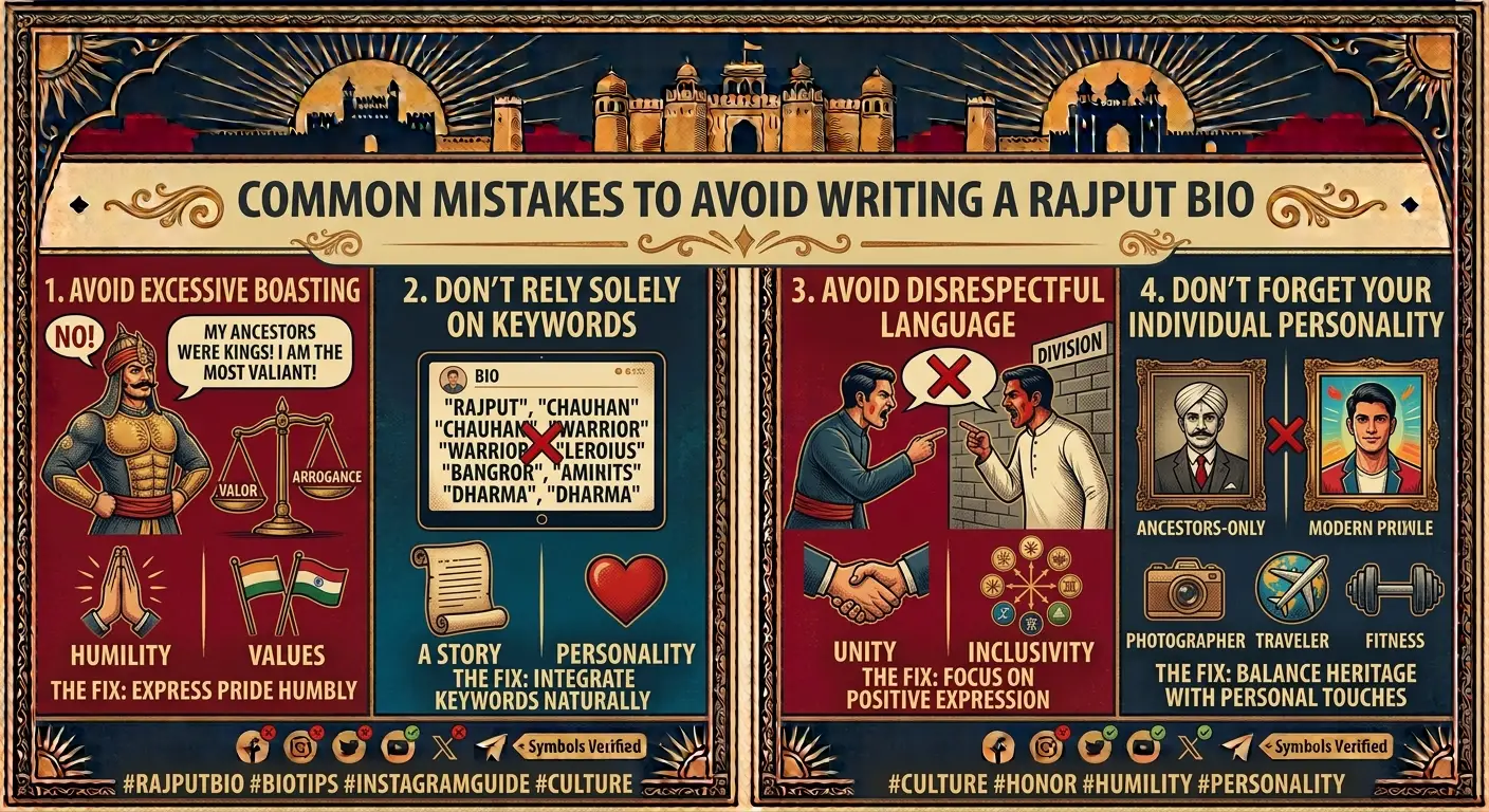 Common Mistakes to Avoid While Writing a Rajput Bio