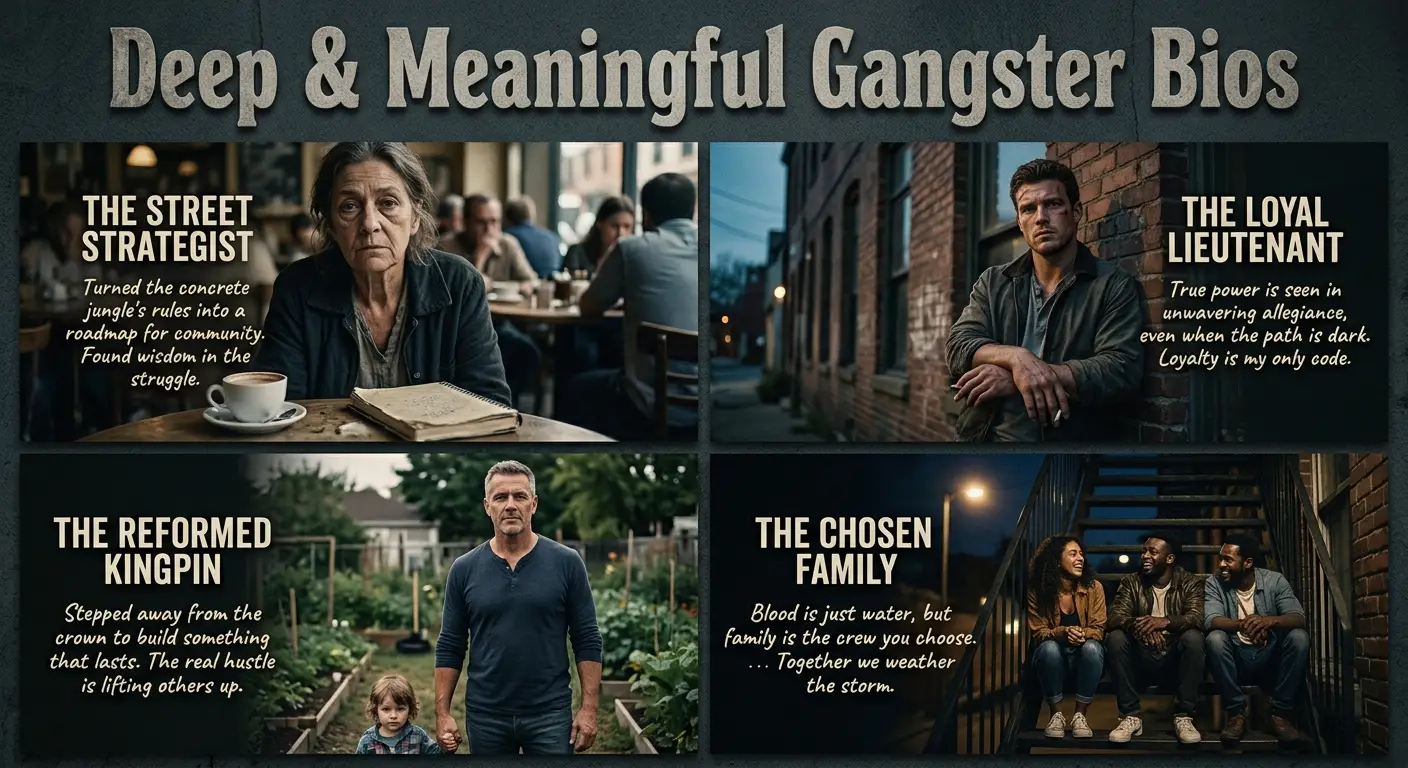Deep & Meaningful Gangster Bios