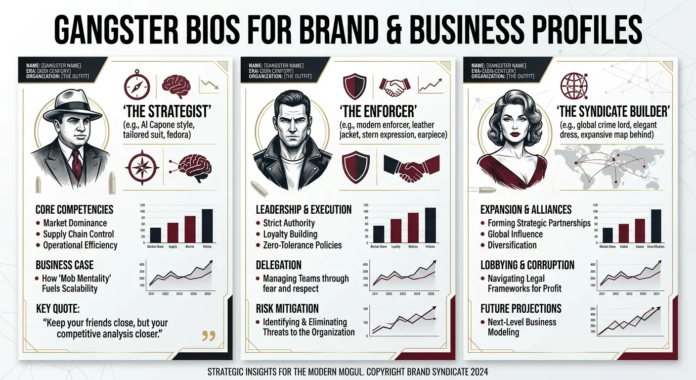 Gangster Bios for Brand & Business Profiles