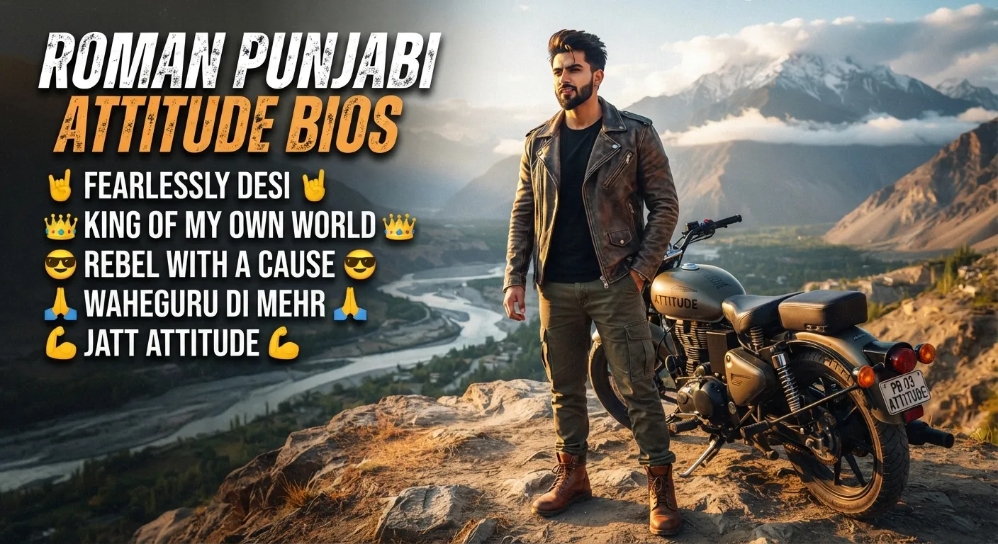 roman-punjabi-punglish-attitude-bios