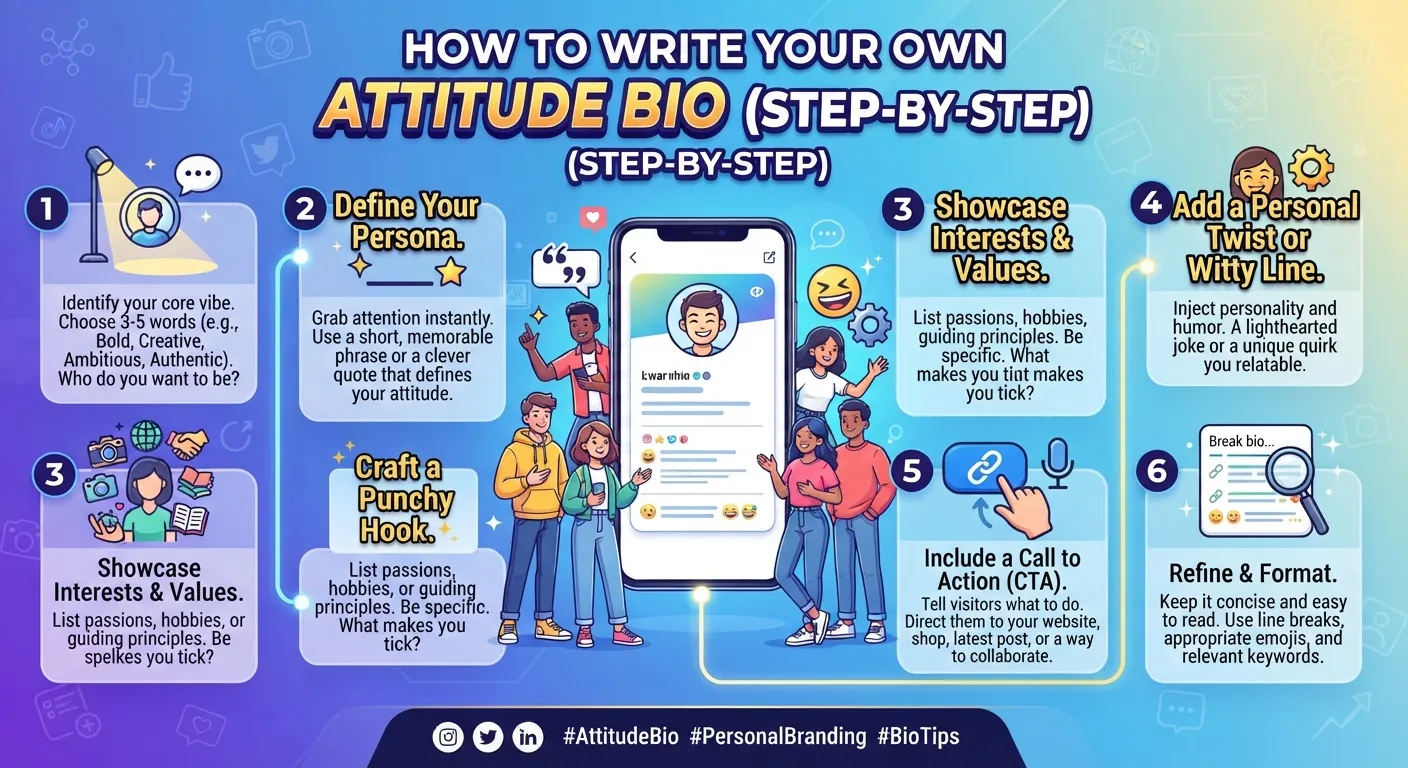 How to Write Your Own Attitude Bio (Step-by-Step)