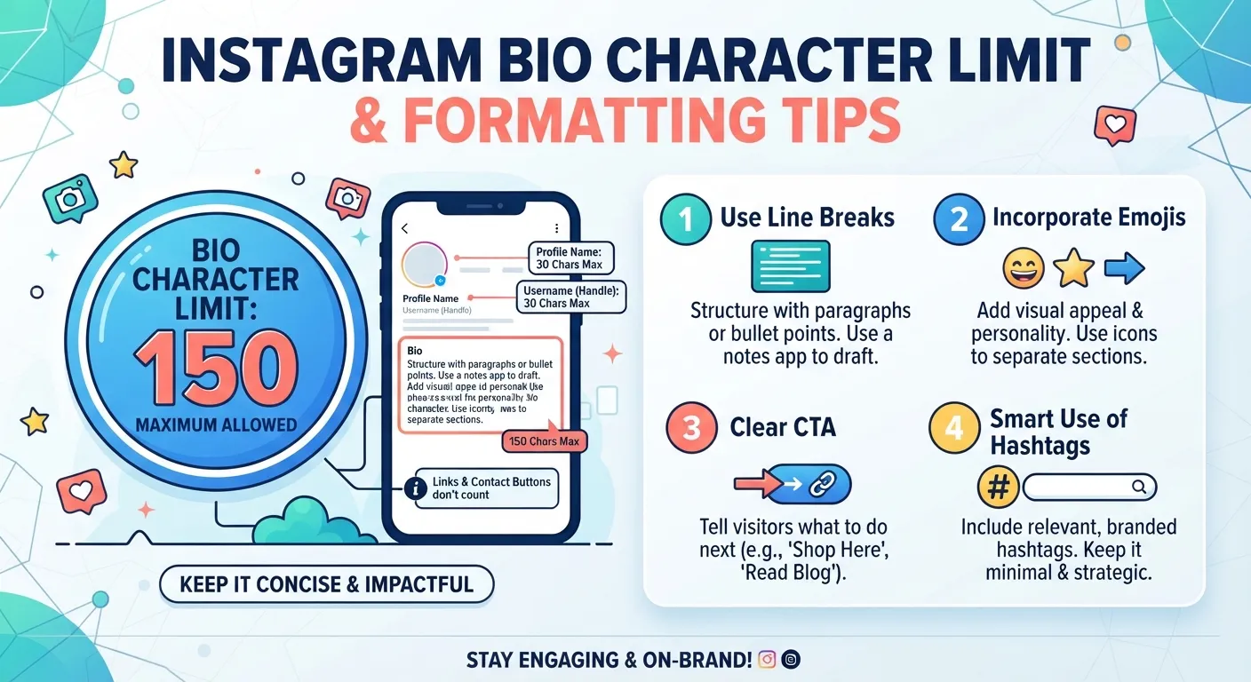 Instagram Bio Character Limit & Formatting Tips
