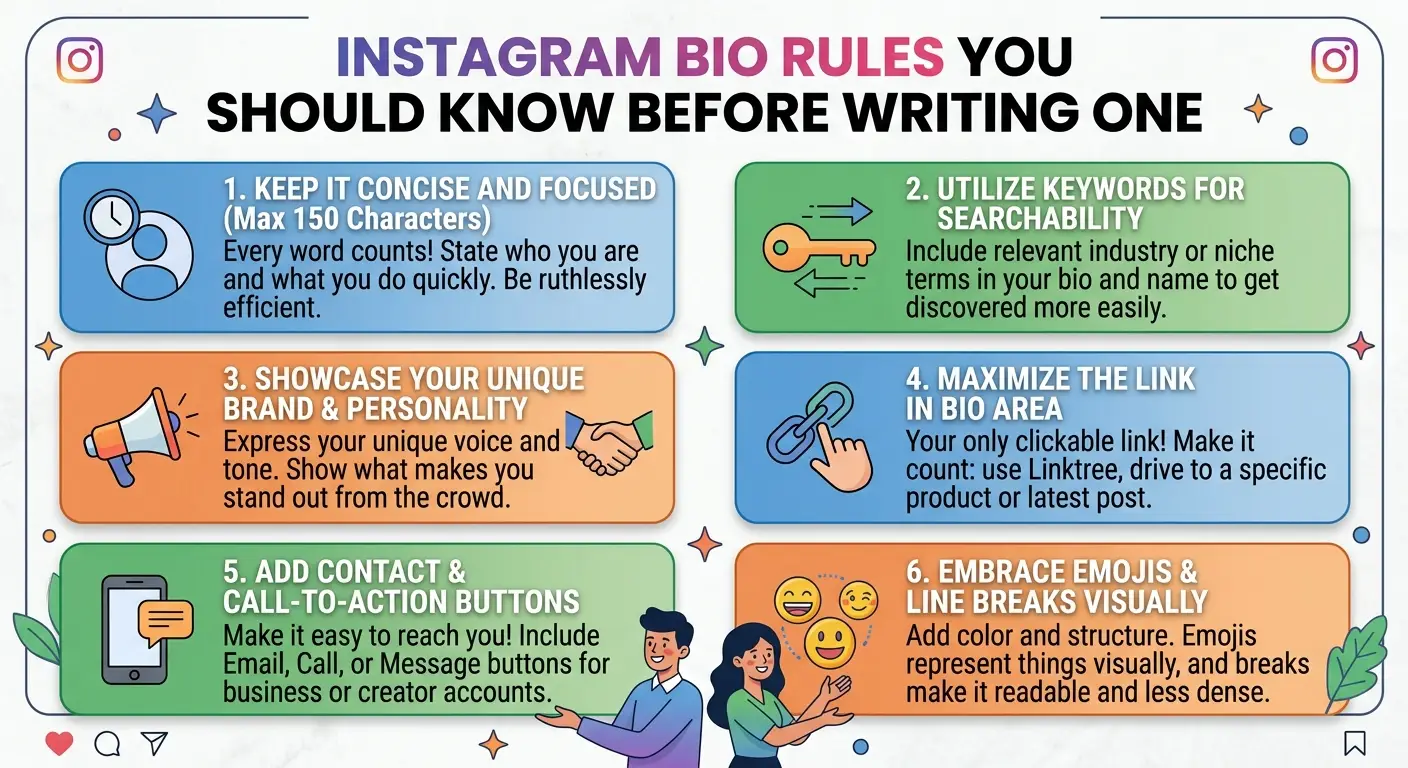 Instagram Bio Rules You Should Know Before Writing One