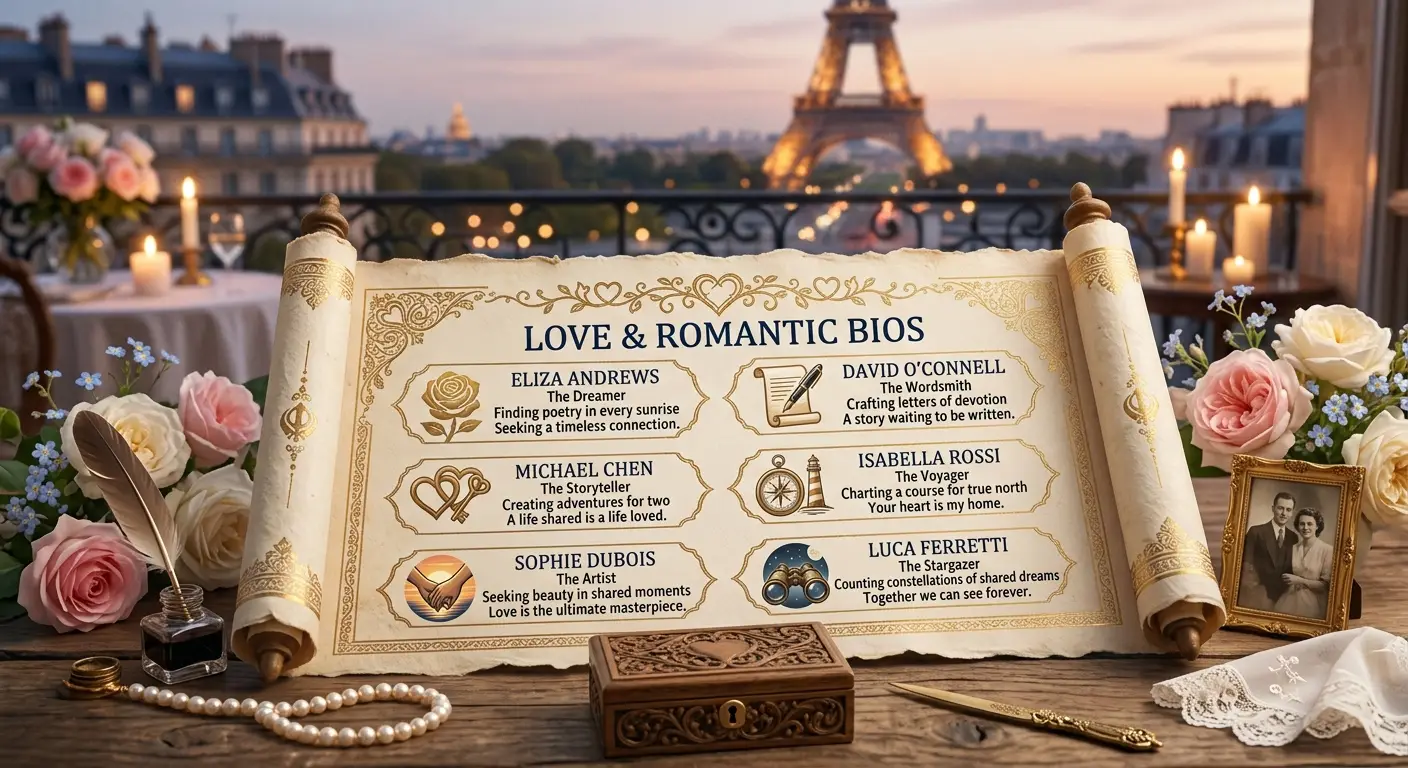 Love and Romantic BiosΒ