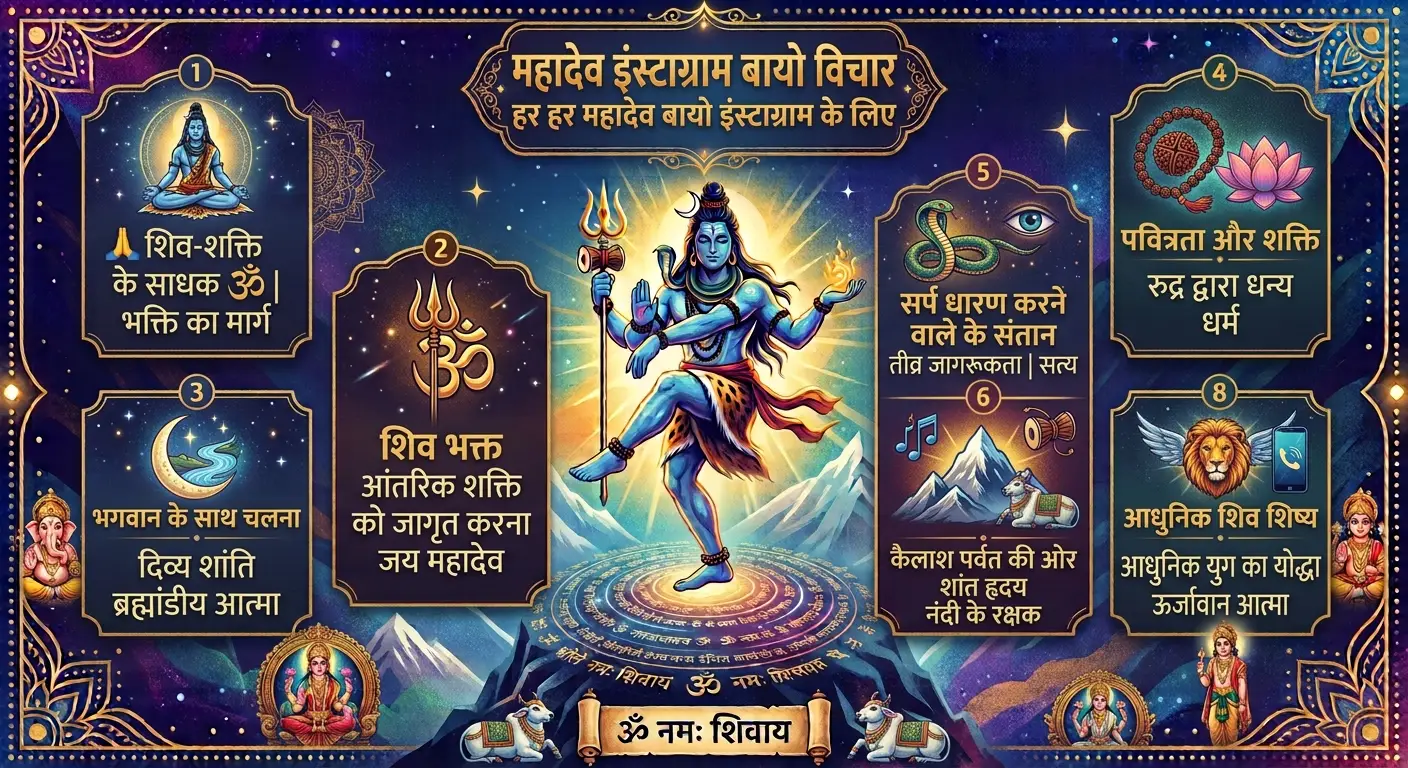 Mahadev Bio for Instagram in Hindi