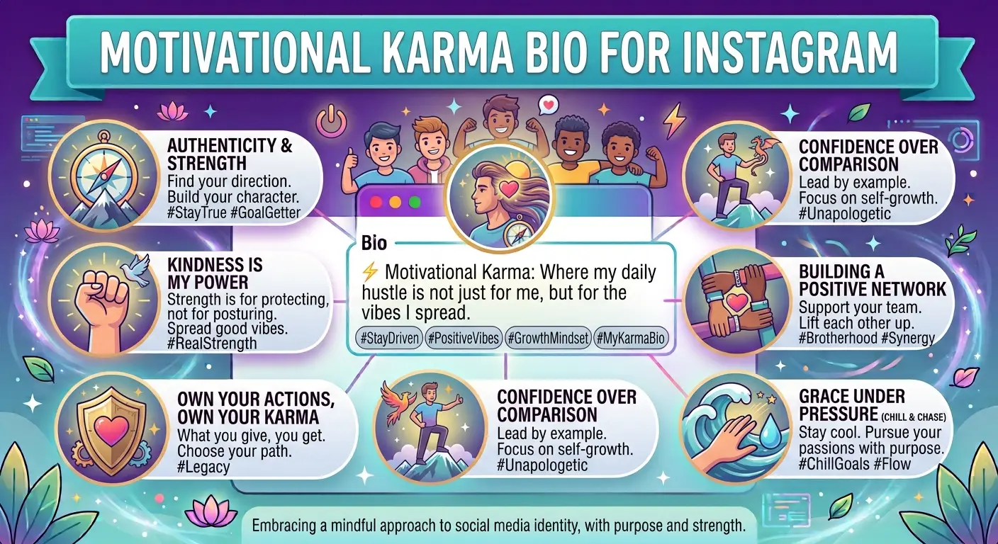Motivational Karma Bio for Instagram