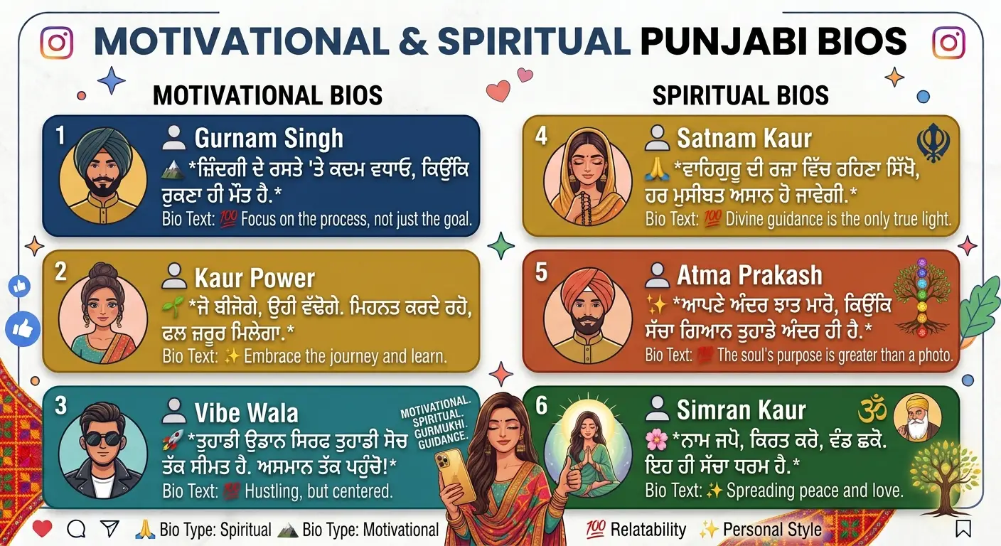 Motivational & Spiritual Punjabi Bios