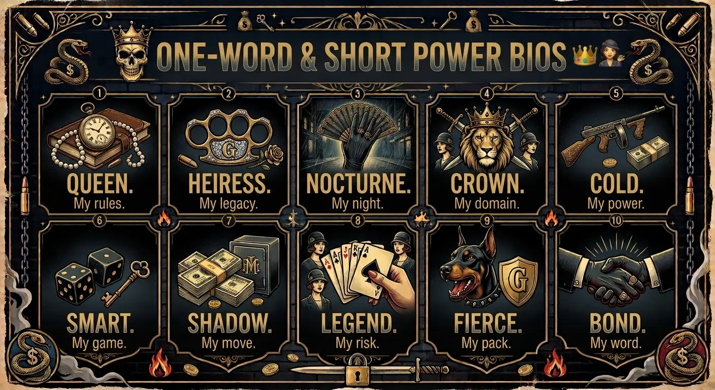 One-Word & Short Power Bios