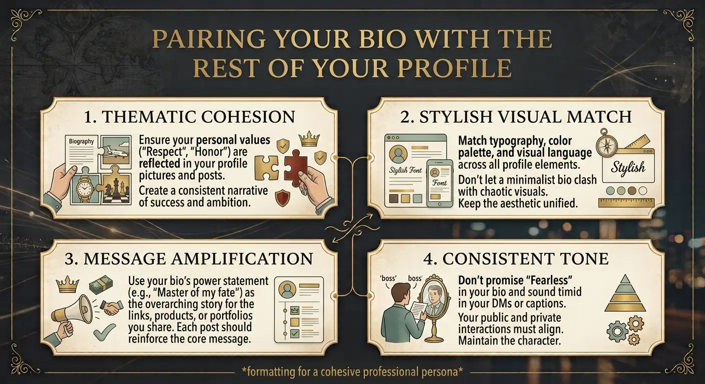 Pairing Your Bio With the Rest of Your Profile