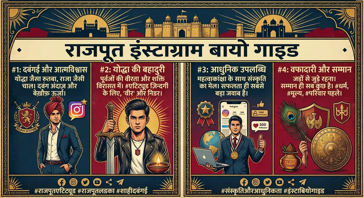 Rajput Bio for Instagram in Hindi