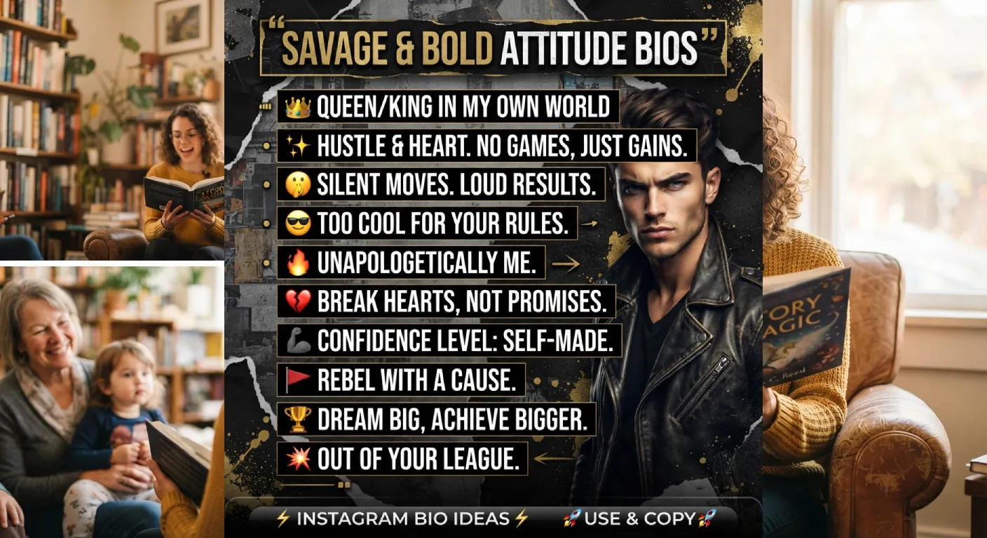 Savage & Bold Attitude Bios