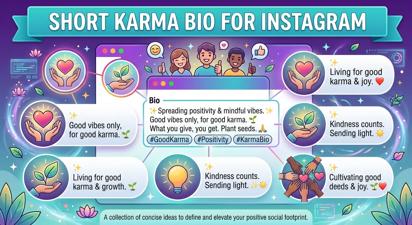 Short Karma Bio for Instagram