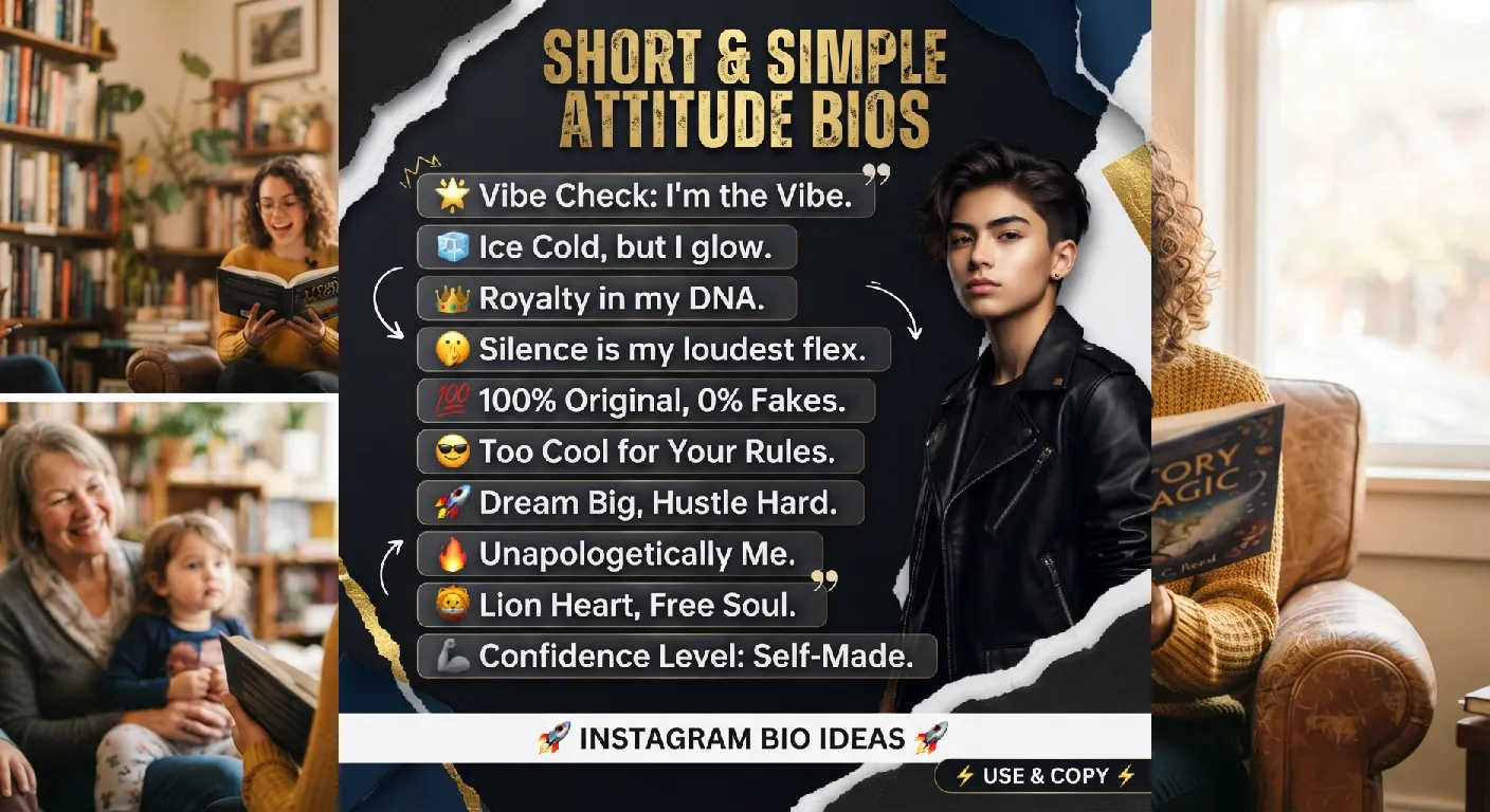 Short & Simple Attitude Bios