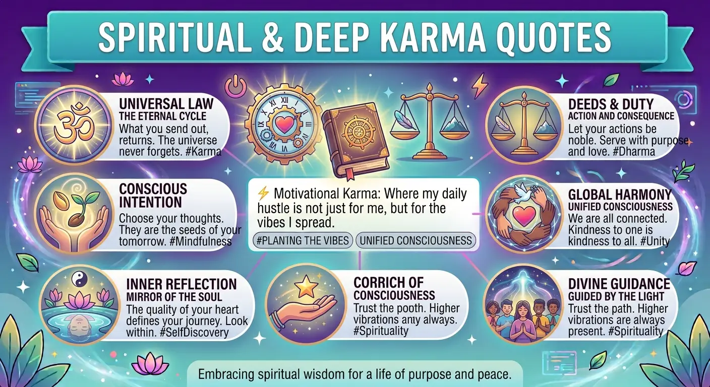 Spiritual & Deep Karma Quotes