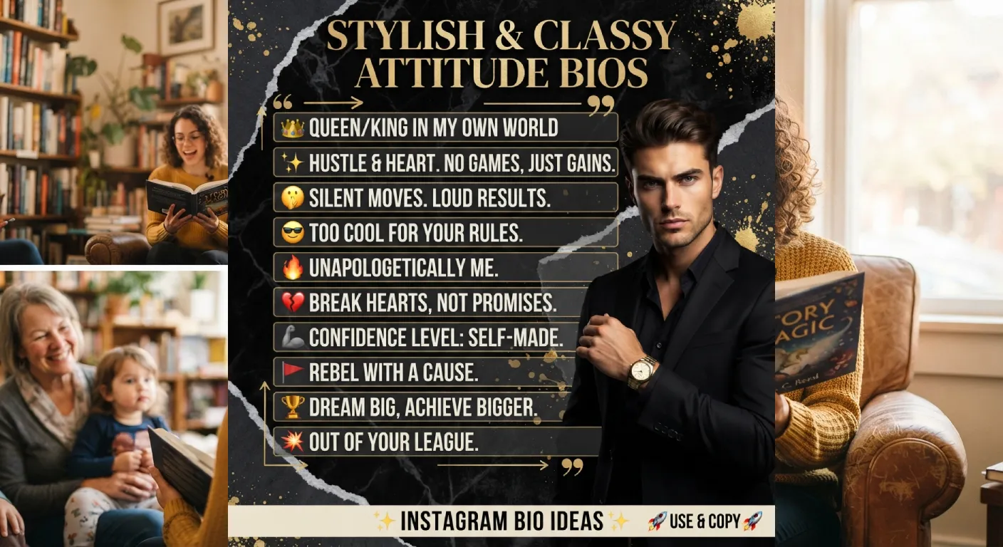 Stylish & Classy Attitude Bios