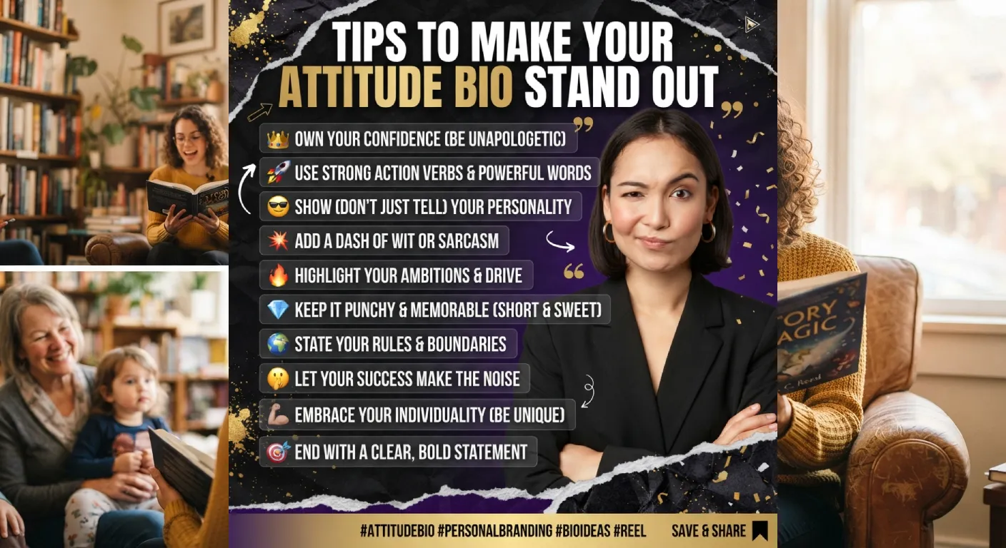 Tips to Make Your Attitude Bio Stand Out
