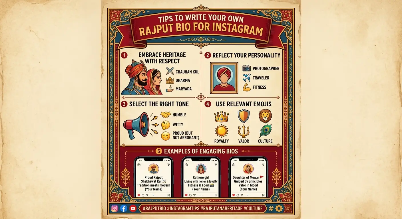 Tips to Write Your Own Rajput Bio for Instagram