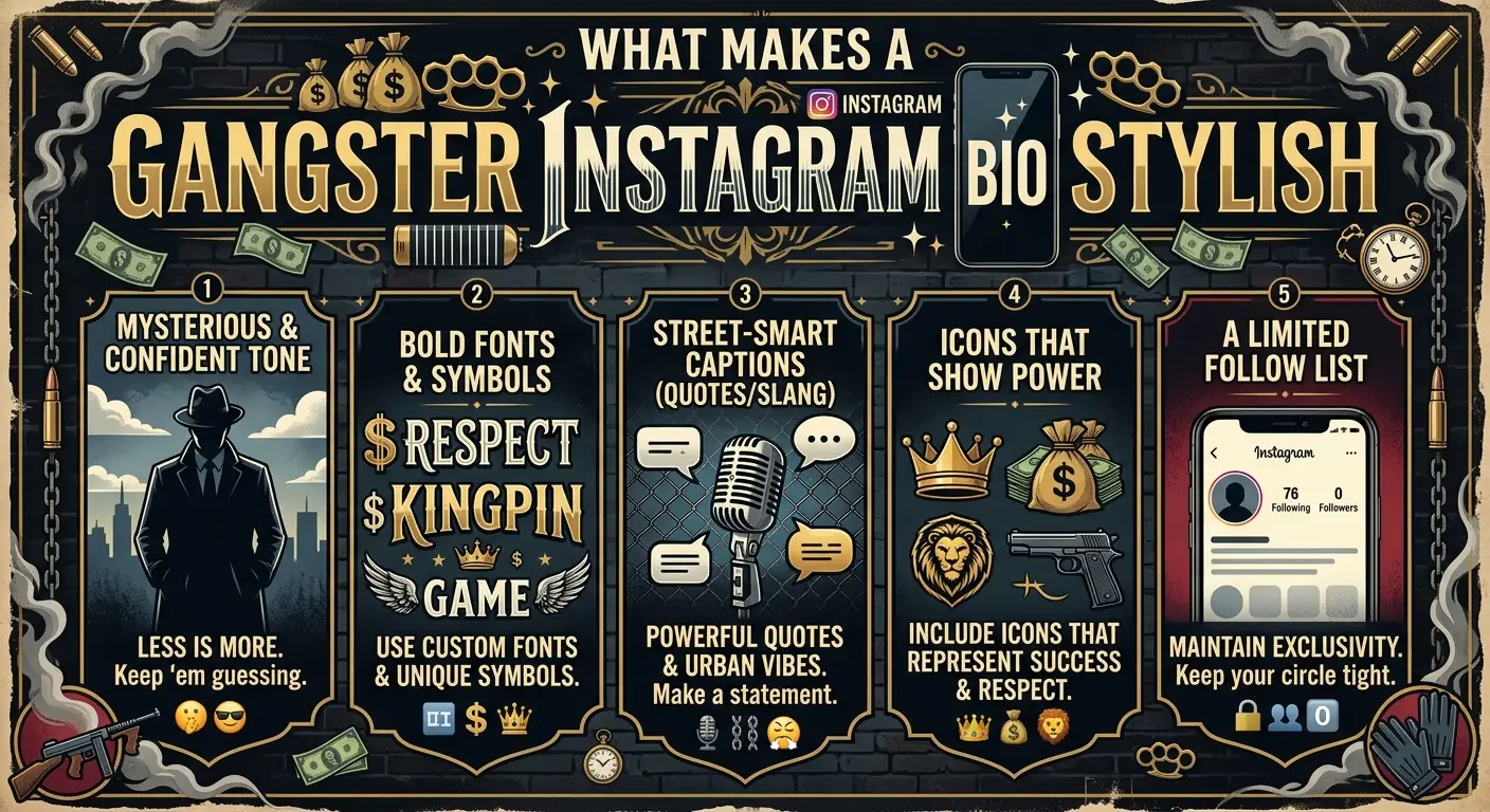 What Makes a Gangster Instagram Bio Stylish