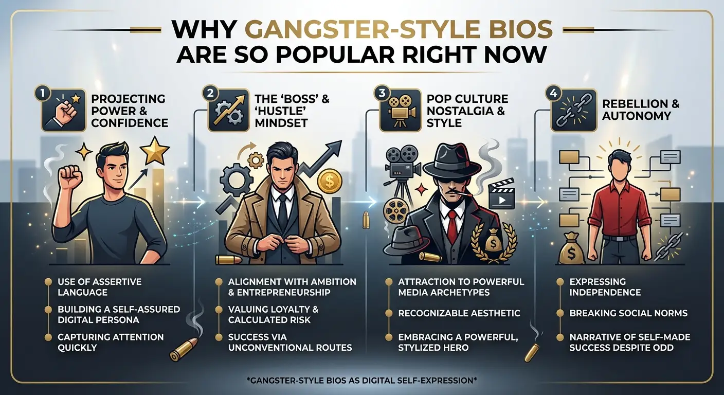Why Gangster-Style Bios Are So Popular Right Now