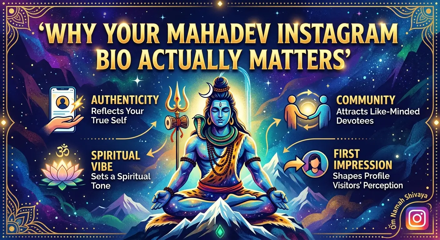 Why Your Mahadev Instagram Bio Actually Matters
