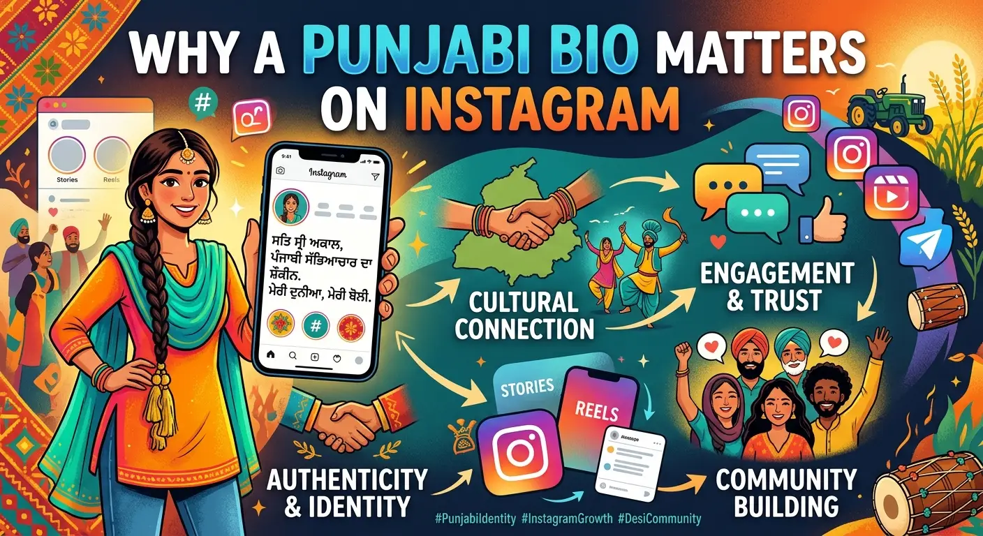 Why a Punjabi Bio Matters on Instagram