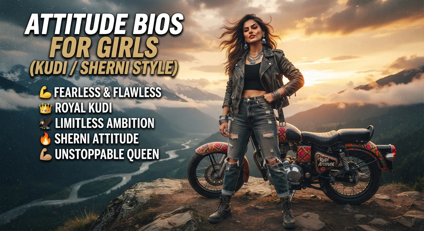 attitude-bios-for-girls-kudi-sherni-style