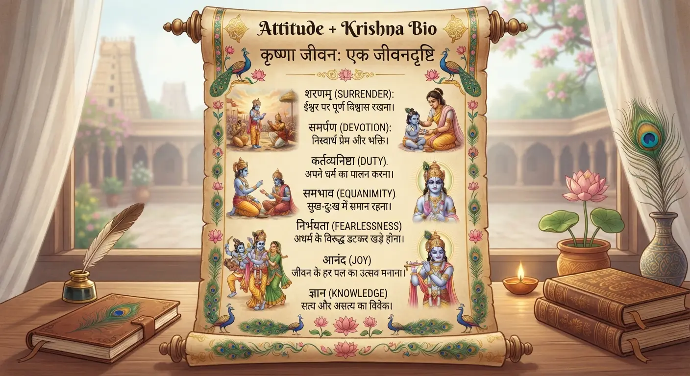 Attitude + Krishna Bio