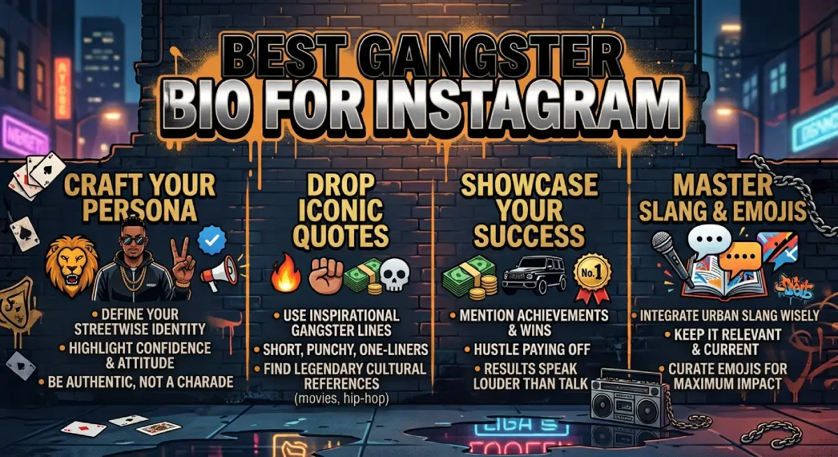 Best Gangster Bio for Instagram