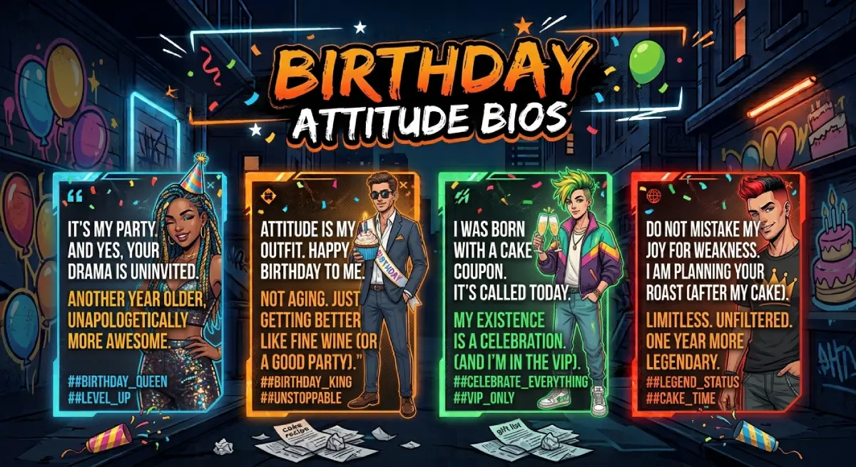 Birthday Attitude Bios