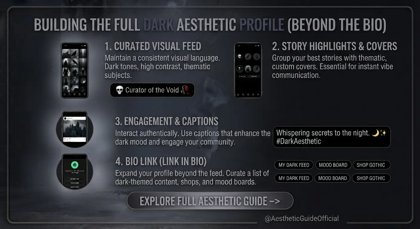 Building the Full Dark Aesthetic Profile (Beyond the Bio)