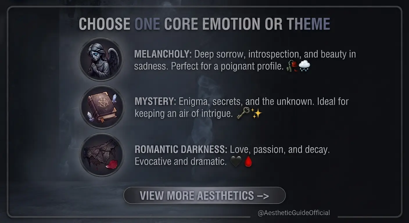 Choose One Core Emotion or Theme