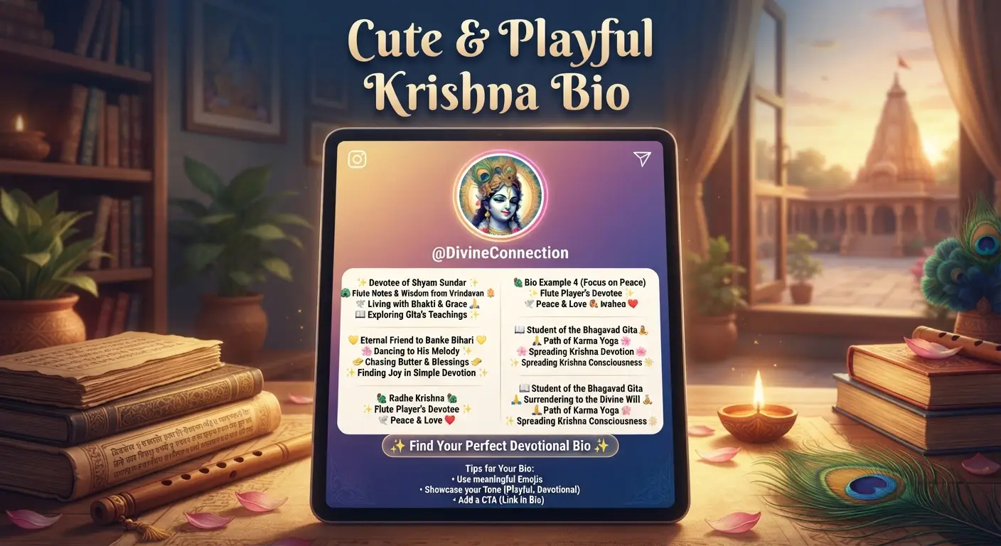 Cute & Playful Krishna Bio