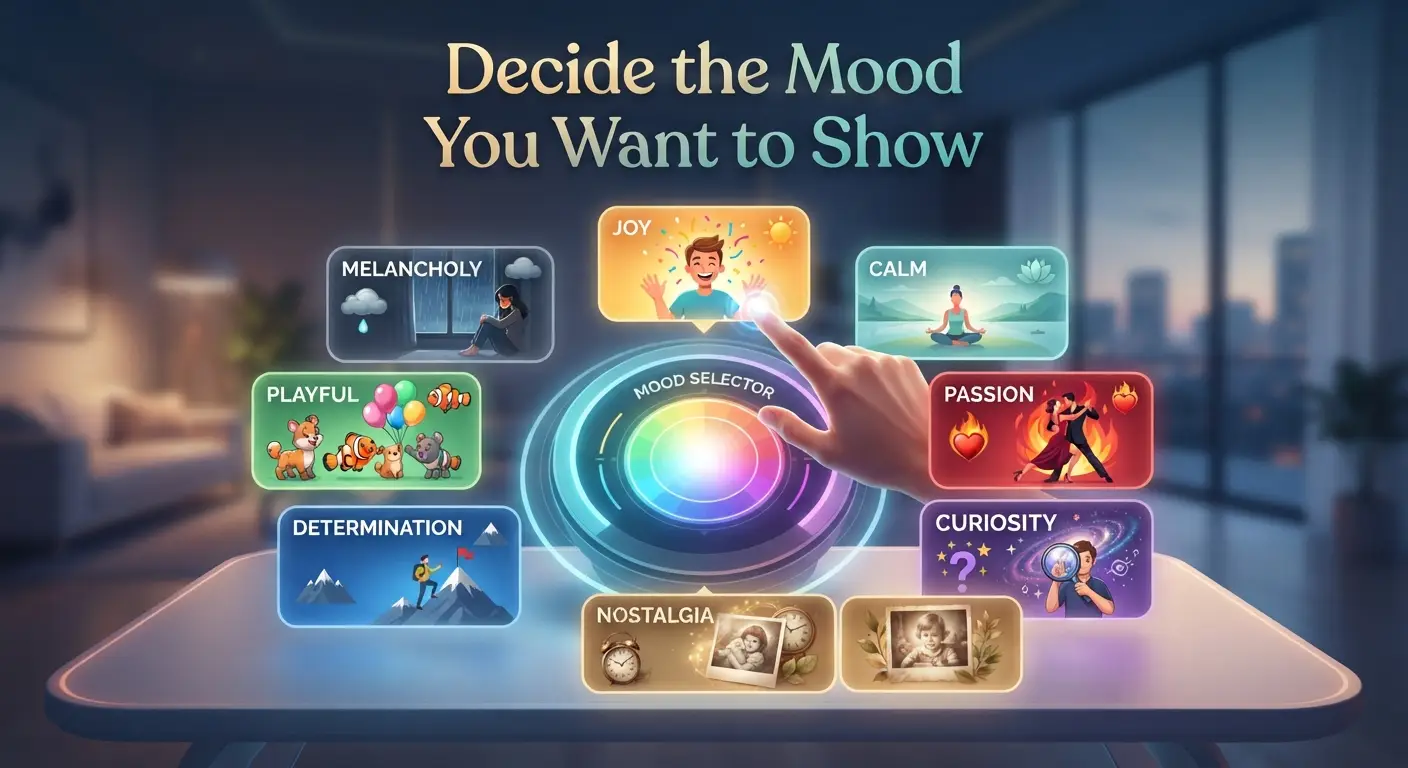 Decide the Mood You Want to Show
