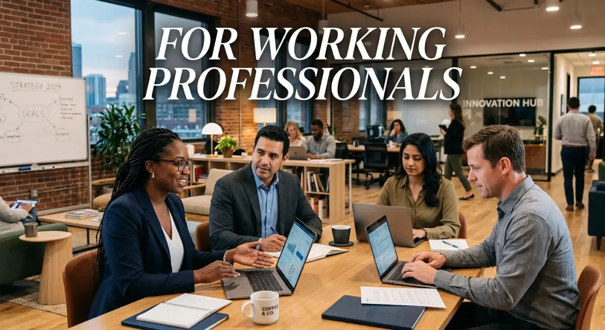 For Working Professionals
