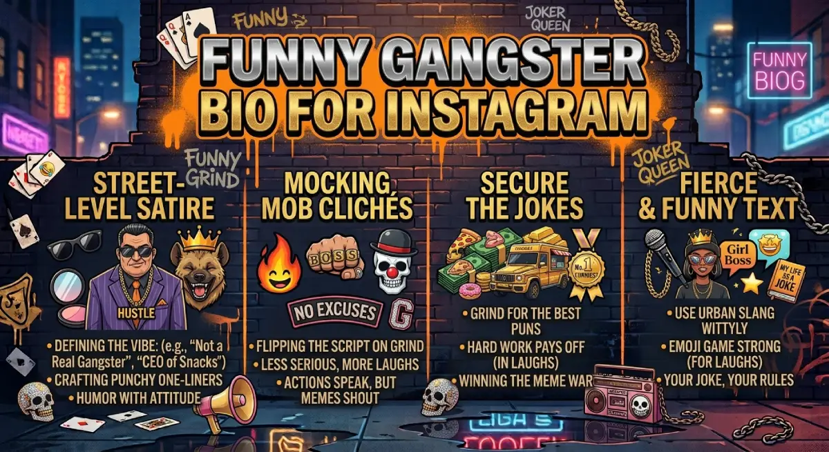 Funny Gangster Bio for Instagram