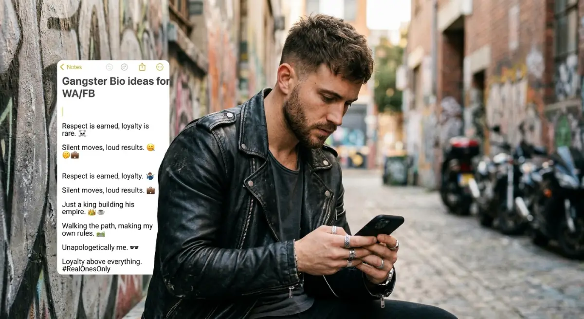 Gangster Bio for WhatsApp and Facebook
