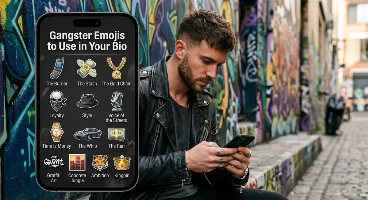 Gangster Emojis to Use in Your Bio