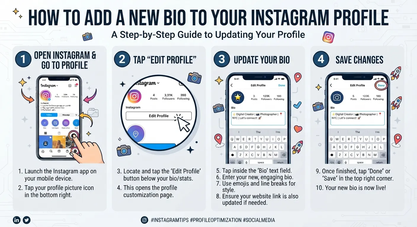 How to Add a New Bio to Your Instagram Profile