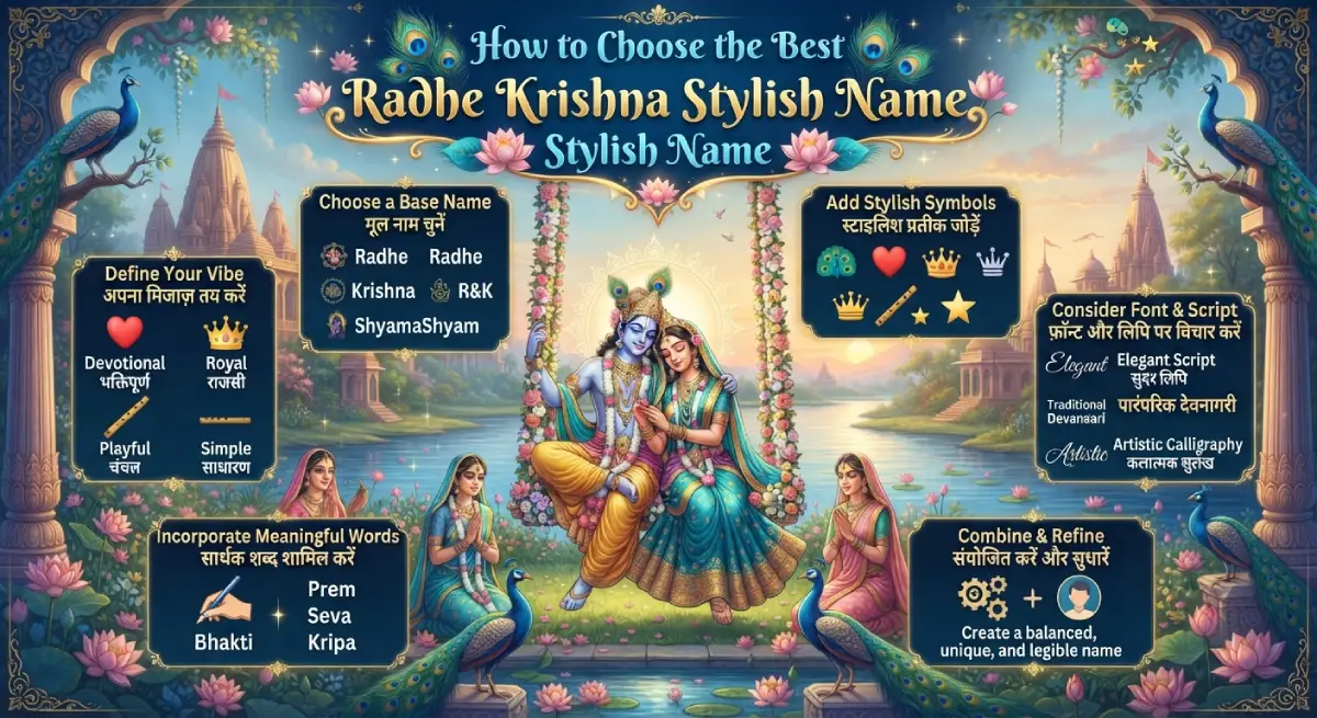 How to Choose the Best Radhe Krishna Stylish Name