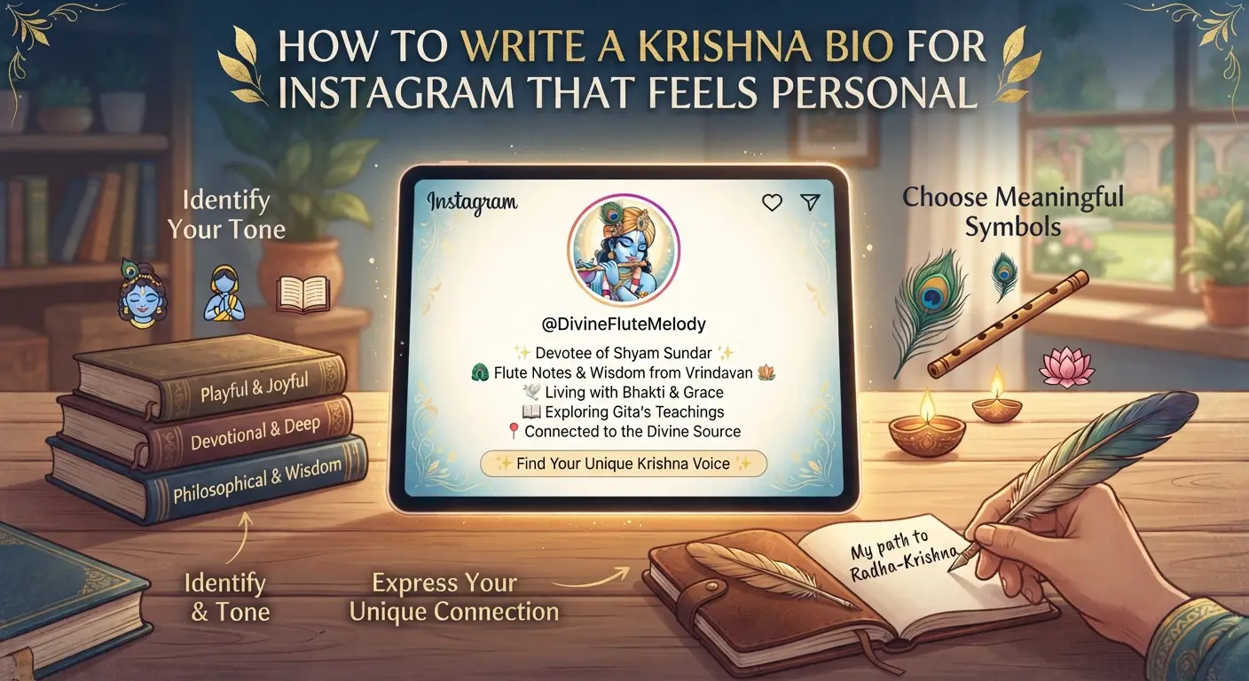 How to Write a Krishna Bio for Instagram That Feels Personal