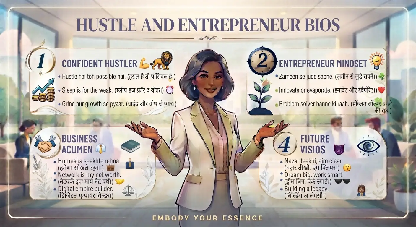 Hustle and Entrepreneur Bios