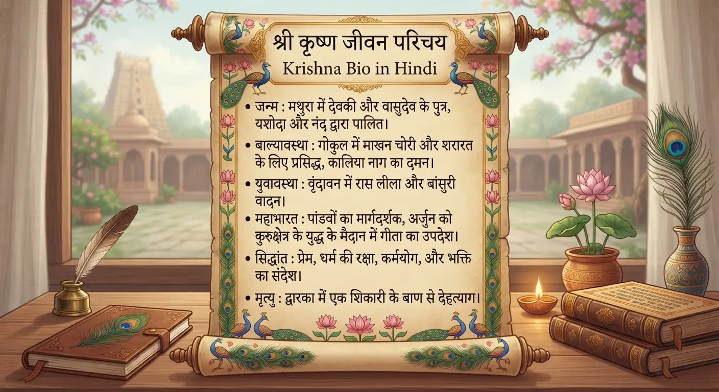 Krishna Bio in Hindi