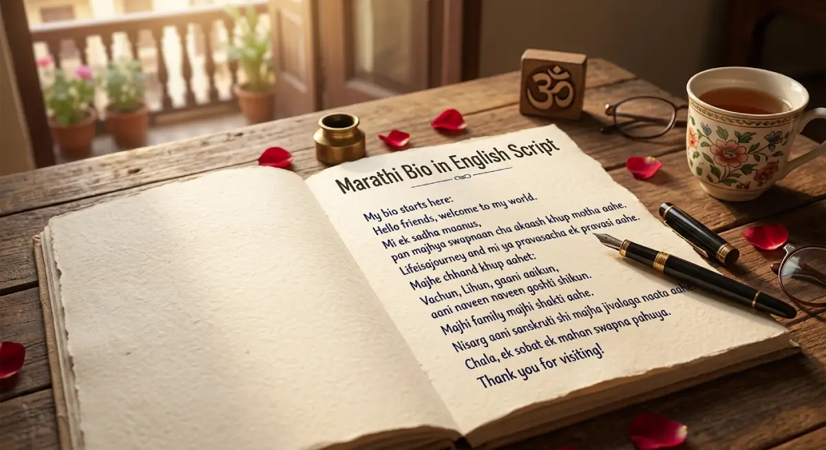 Marathi Bio in English Script