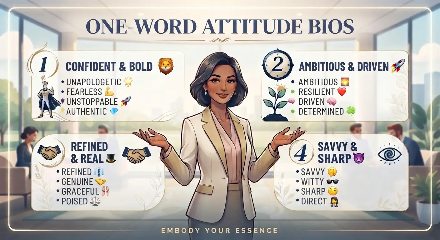 One-Word Attitude Bios