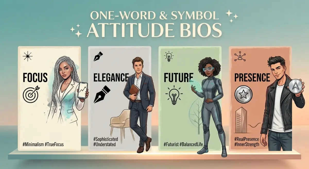 One-Word & Symbol Attitude Bios