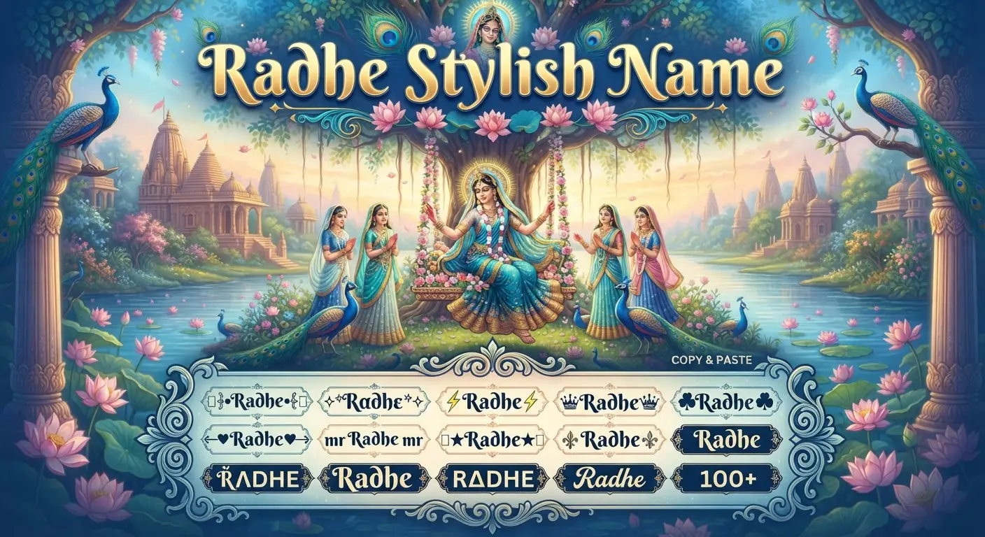 Radhe Stylish Name
