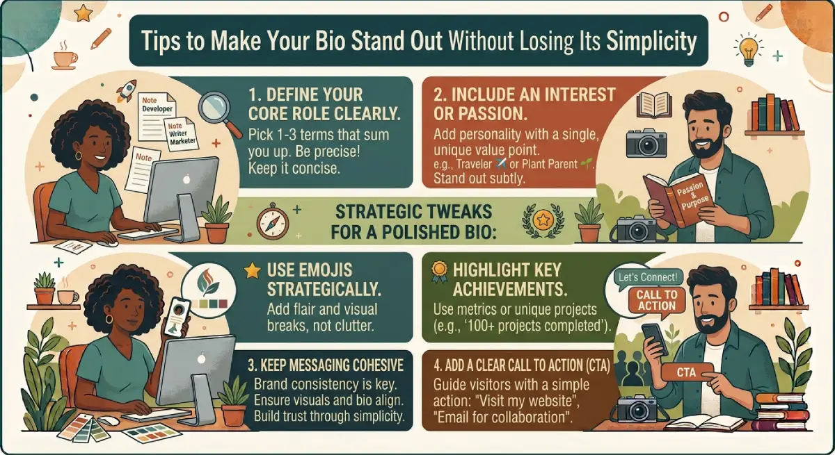 Tips to Make Your Bio Stand Out Without Losing Its Simplicity