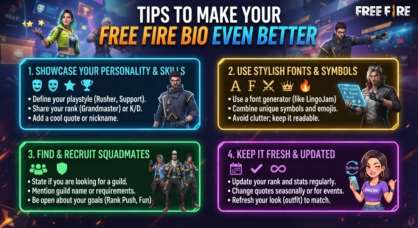 Tips to Make Your Free Fire Bio Even Better